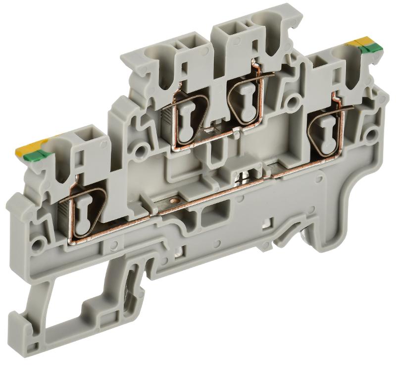 ARMAFIX Клемма пруж. 2 уровня зазем. CXDL2.5 PE | AF-CT41-00-2-K52-002 | IEK — IEK (ИЭК)
