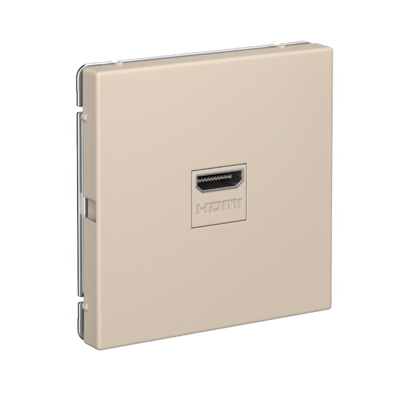 ArtGallery Песочный Розетка HDMI, механизм  | GAL001280 | SE — миниатюра 2