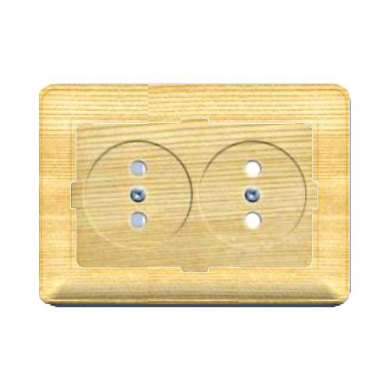 W59 Сосна Розетка 2-ая без заземления (в сборе) | RS16-254-78 | SE — миниатюра 2