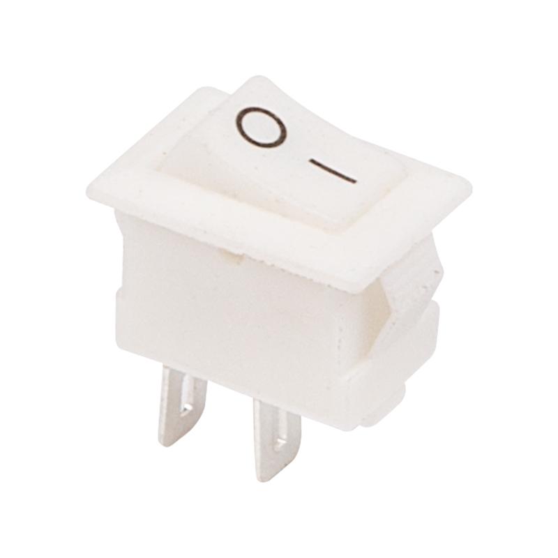 Выключатель клавишный 250V 3А (2с) ON-OFF белый Micro | 36-2012 | REXANT — REXANT
