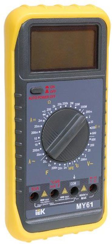 Мультиметр цифровой  Professional MY61  | TMD-5S-061 | IEK — миниатюра 3