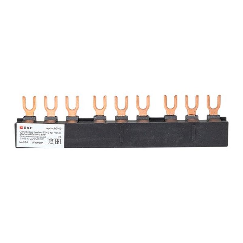 Шина соединительная 3x45 АПД/GV2 | apd-cb345 | EKF — миниатюра 2