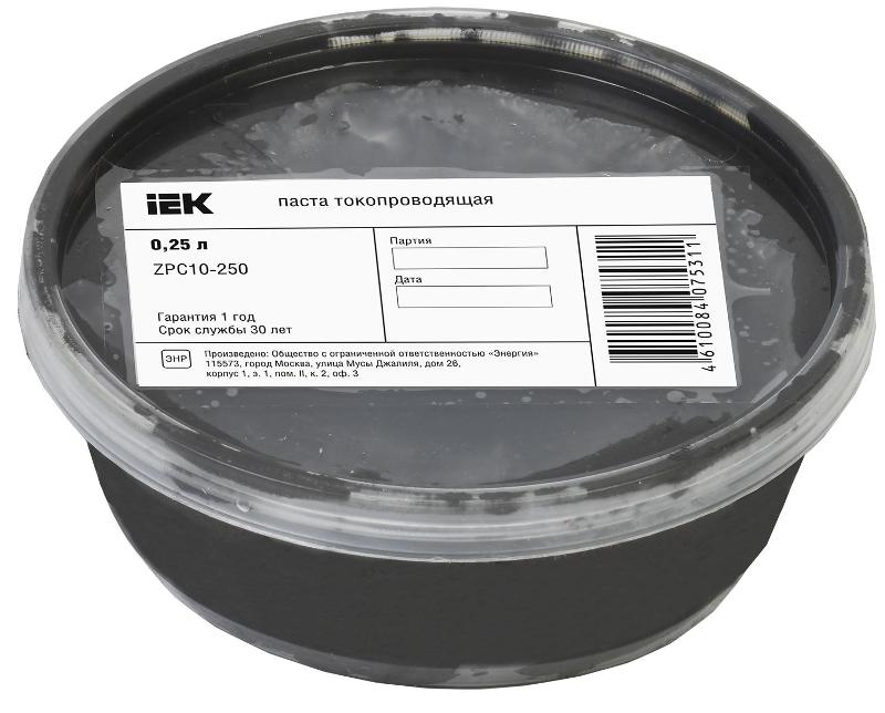 Паста токопроводящая 0,25л | ZPC10-250 | IEK — IEK (ИЭК)
