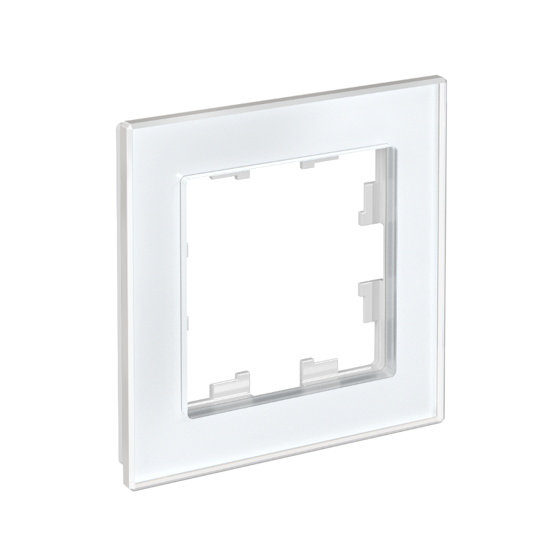 AtlasDesign Nature Белый Рамка 1-ая, стекло |ATN320101| SE — Systeme Electric