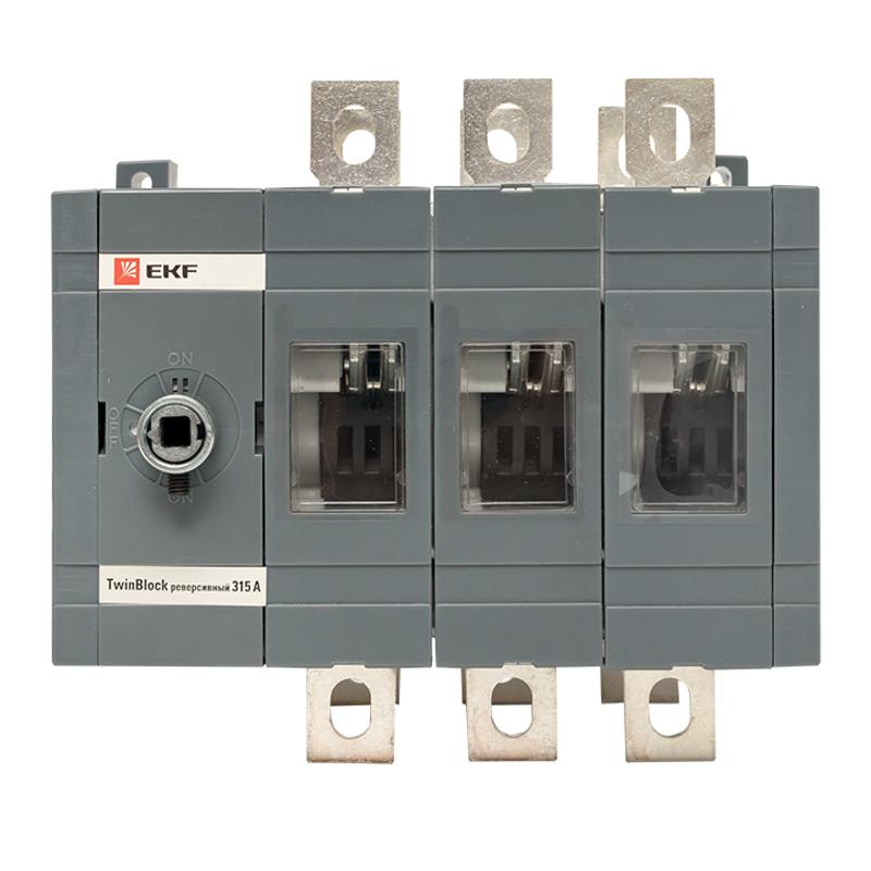 Рубильник 315A 3P реверсивный без рукоятки управления TwinBlock EKF | tb-s-315-3p-rev | EKF — миниатюра 5