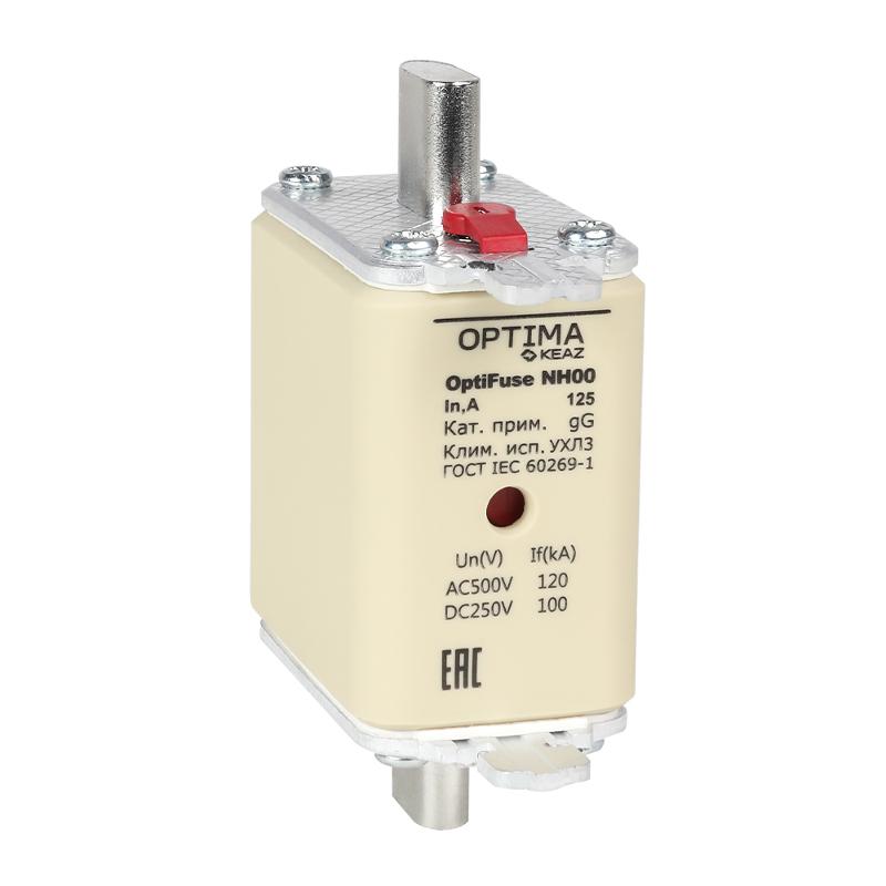 Вставка плавкая OptiFuse NH00-16-gG-УХЛ3 | 374927 | КЭАЗ — КЭАЗ (Курский электроаппаратный завод)