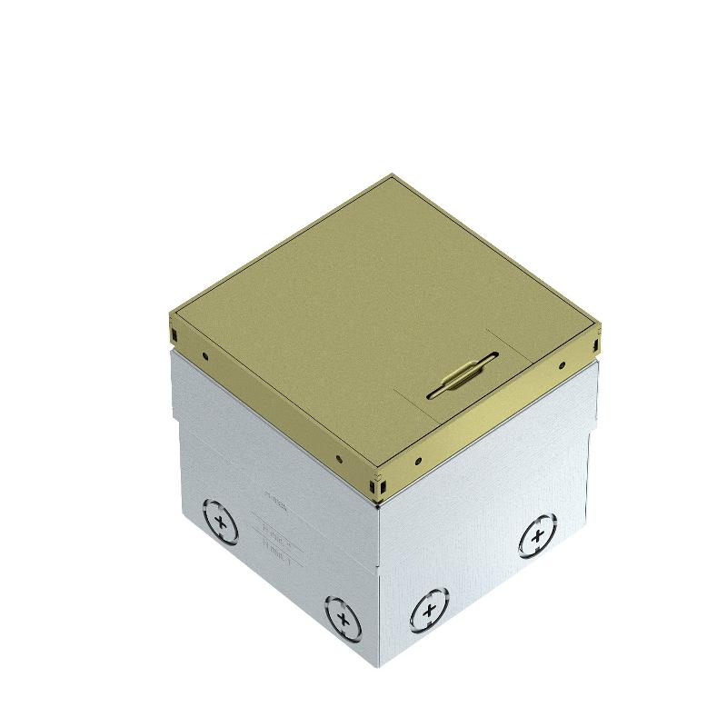 Лючок UDHOME2 пустой на 2 модуля ЭУИ 45х45мм и 2RJ45 (крышка без выемки) 140х140х100-135мм (латунь) | 7368348 | OBO Bettermann — OBO Bettermann