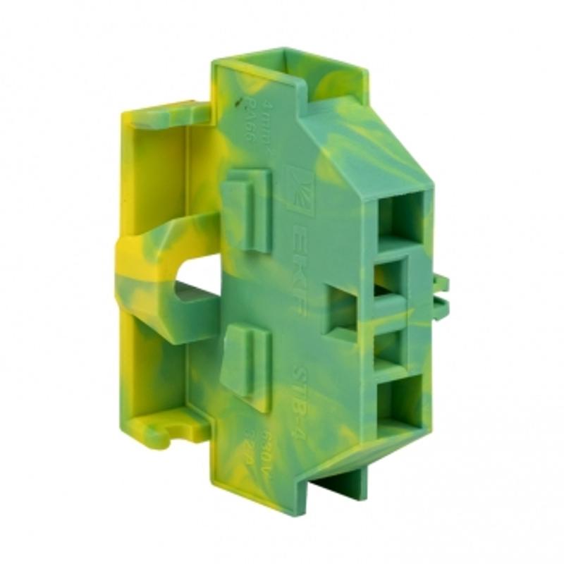 Миниклемма STB-4 32A желто-зеленая PROxima | stb-m-4-y-green | EKF — EKF
