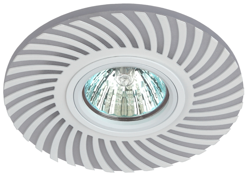 Светильник светодиодный DK LD32 WH /1 декор cо светодиодной подсветкой MR16 220V max 11W белый | Б0046906 | ЭРА — миниатюра 2