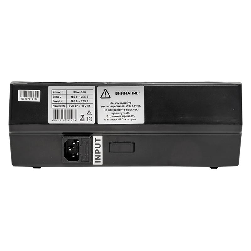 Источник Бесперебойного Питания Линейно-интерактивный E-Power Home 800 ВА PROxima | SSW-800 | EKF — миниатюра 5