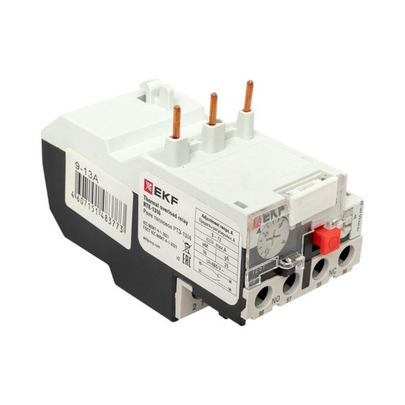 Реле тепловое РТЭ-1316 9-13А EKF PROxima | rel-1316-9-13 | EKF — миниатюра 8