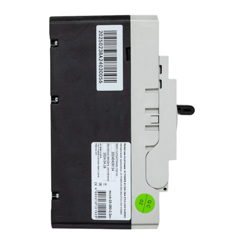 Выключатель автоматический AV POWER-2/3 250А 50kA ETU2.2 | mccb-23-250-2.2-av | EKF — миниатюра 19