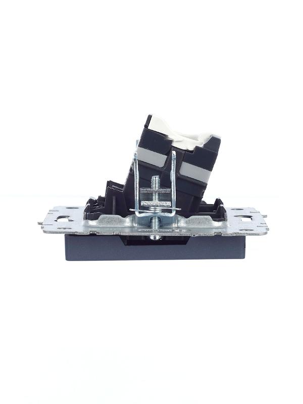 BRITE Розетка компьютерная RJ45 кат.5E РК10-БрМ маренго  | BR-K10-1-K35 | IEK — миниатюра 6