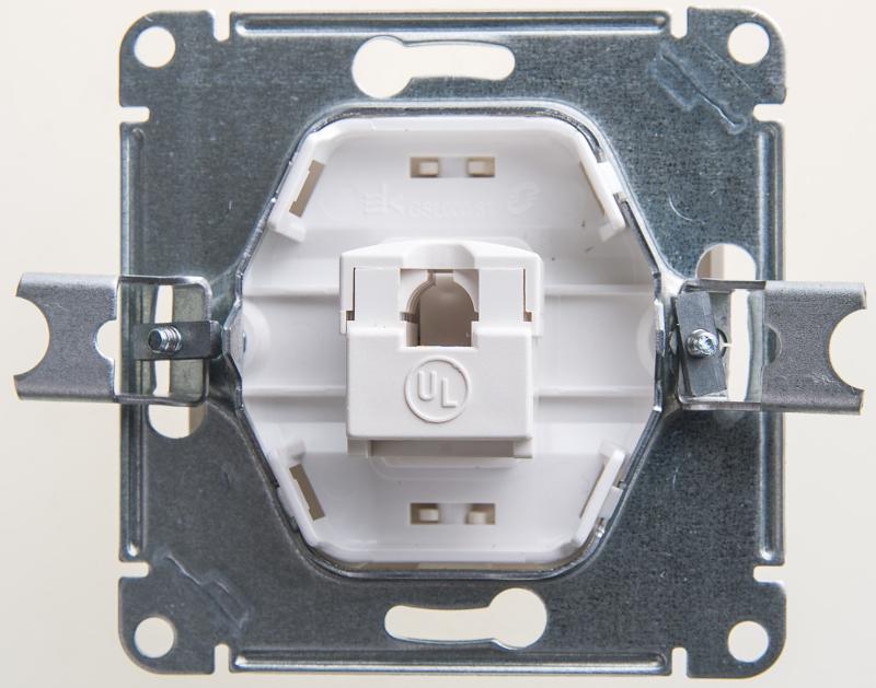 Glossa Перламутр Розетка компьютерная RJ45 кат.5E | GSL000681K | SE — миниатюра 2