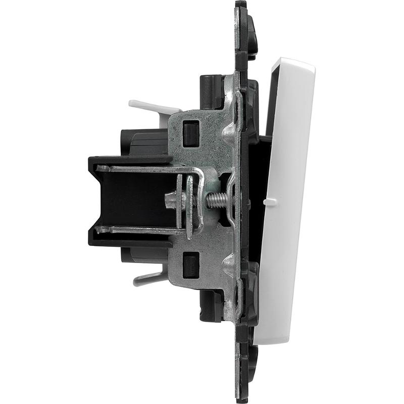 Valena LIFE DIY Белый Переключатель 1-клавишный 10А 250В — миниатюра 4