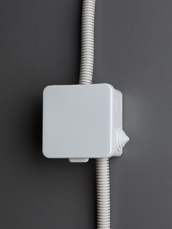 Коробка расп. КМ41238 80х80х50мм о/к IP54 7 вв. (7035) | UKO31-080-080-050-K03-54 | IEK — миниатюра 5