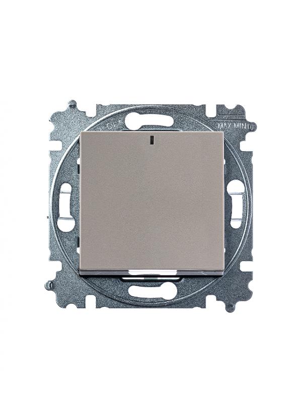 ABB Levit Кофе макиато / белый Выключатель 1-кл. с подсветкой | 3559H-A01446 18W | 2CHH590146A6018 | ABB — миниатюра 5