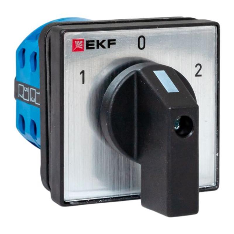 Переключатель кулачковый ПК-1-42 10А 2P «1-0-2» IP65 | pk-1-42-10-65 | EKF — миниатюра 1