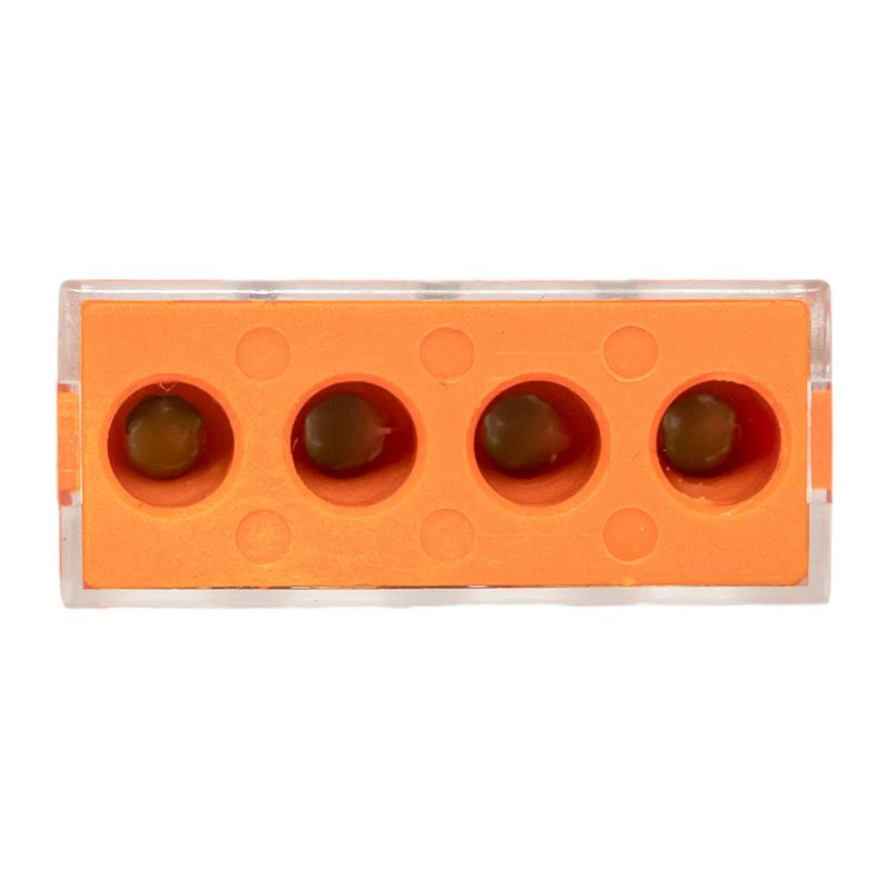 Клемма СМК 773-174 (с пастой), 4 отверстия, 2,5-6,0 мм2 (уп.50шт.) EKF PROxima | plc-smk-773-174 | EKF — миниатюра 2