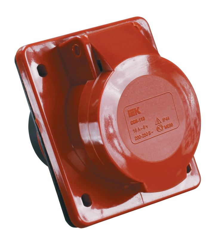Розетка 414 скрытая 3Р+Е 16А 380В IP44 | PSR42-016-4 | IEK — IEK (ИЭК)