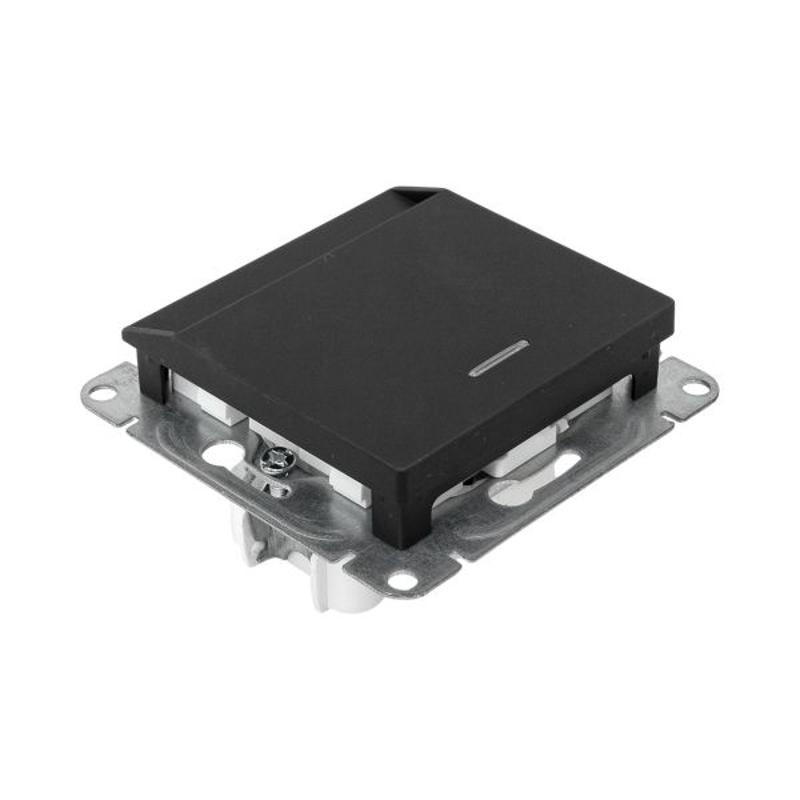 Механизм выключателя, карточный, с подсветкой, чёрный Эпика EKF | UP1-SWB-card | EKF — миниатюра 11