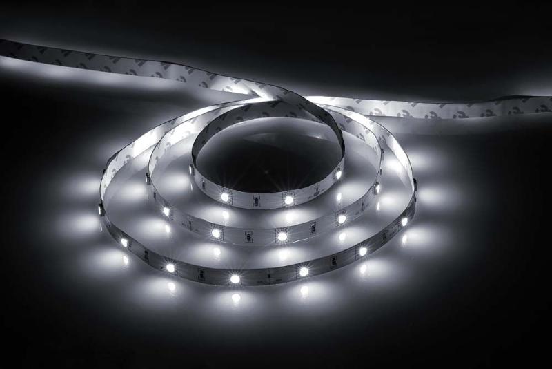 Лента светодиодная LS606/ 30SMD(5050)/м 7.2Вт/м 12V 5000 *10*1.8мм 6500К | 27641 | FERON — Feron