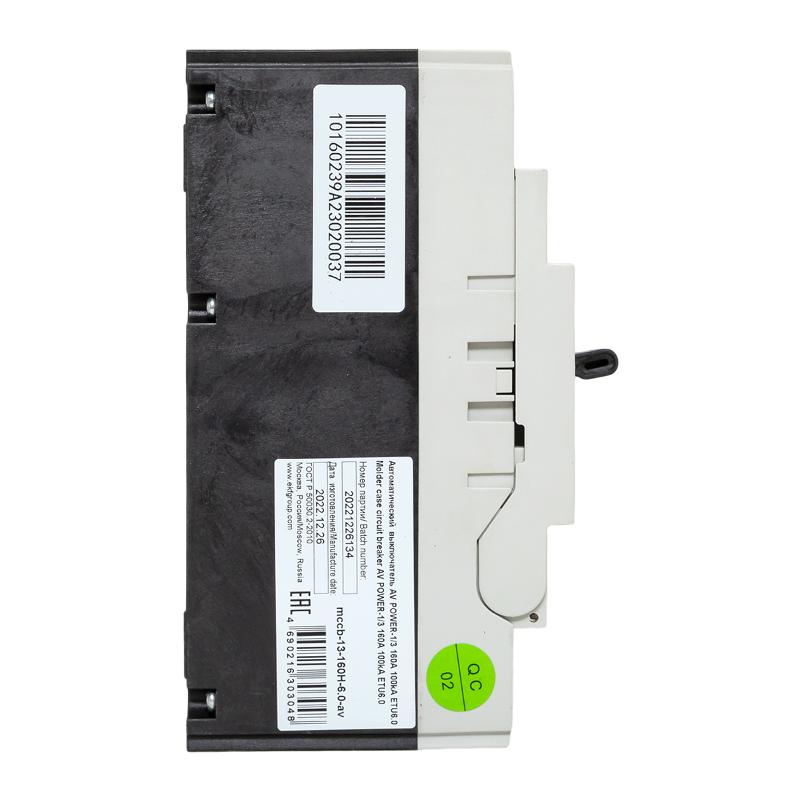 Выключатель автоматический AV POWER-1/3 160А 100kA ETU6.0 AVERES | mccb-13-160H-6.0-av | EKF — миниатюра 10