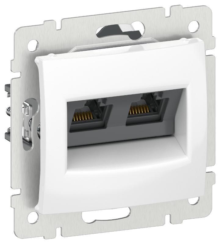 Valena Белый Розетка компьютерная 2-я RJ45 кат.5Е UTP  | 6942921 | IEK — IEK (ИЭК)