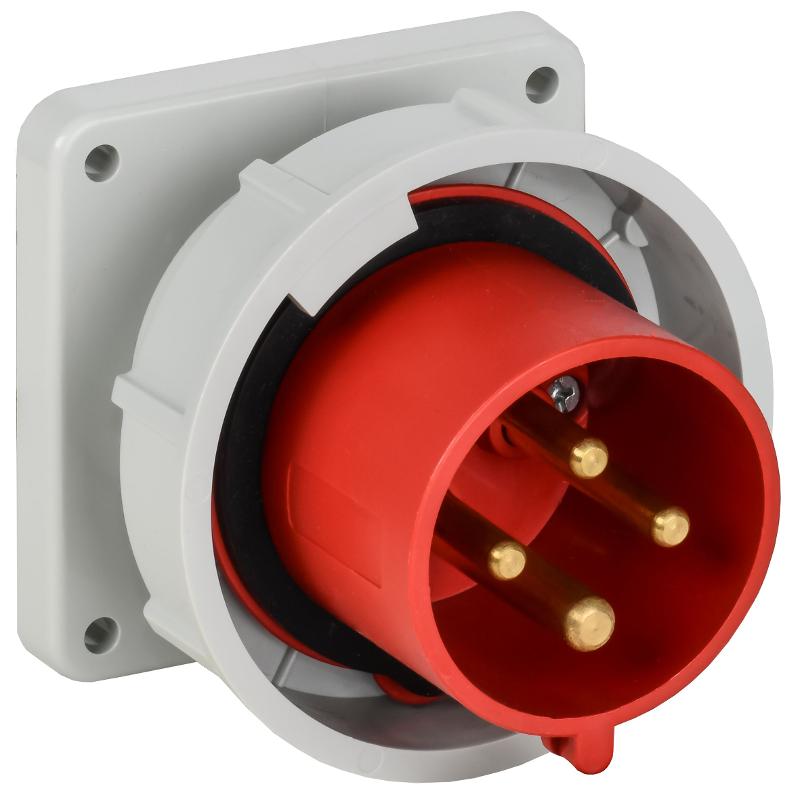 Вилка встраиваемая ССИ-3242 32А-6ч 380В 3P+PE IP67 | PSR32-032-4-0-67 | IEK — IEK (ИЭК)