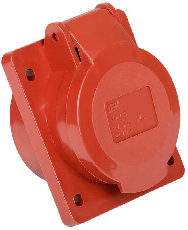 Розетка 415 скрытая 3Р+Е+N 16А 380В IP44 | PSR42-016-5 | IEK — IEK (ИЭК)