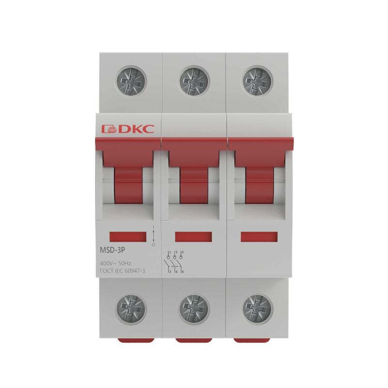Выключатель нагрузки модульный YON max MSD 3п 63A | MSD-3P63 | DKC — миниатюра 2