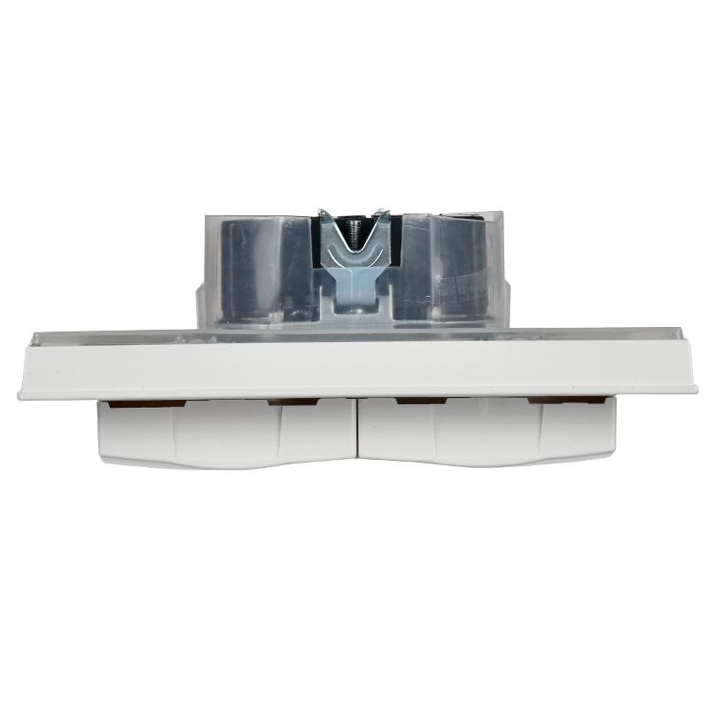 BRITE Розетка 2-ая с крышкой 16А в сб IP44 РСбш12-3-44-БрБ белый | BR-R26-16-44-K01-F | IEK — миниатюра 6