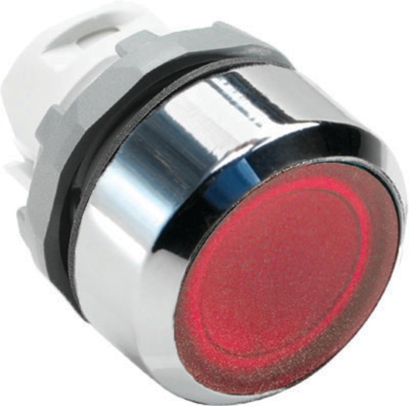 Кнопка MP2-21R красная (только корпус) с фиксацией с подсветкой | 1SFA611101R2101 | ABB — ABB