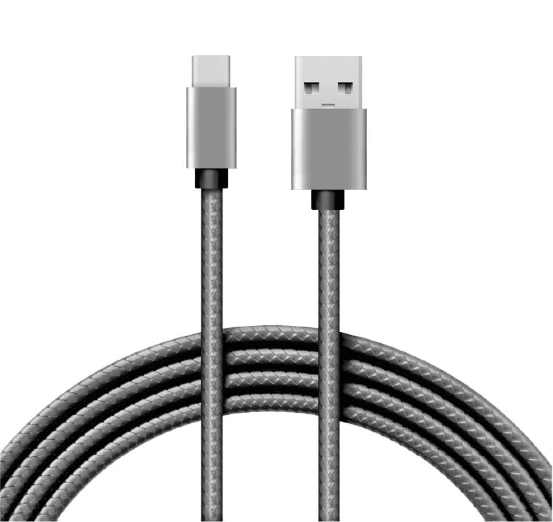 Кабель USB-Type-C/3A/nylon/grafit/1m/REXANT |18-1896 | REXANT — REXANT