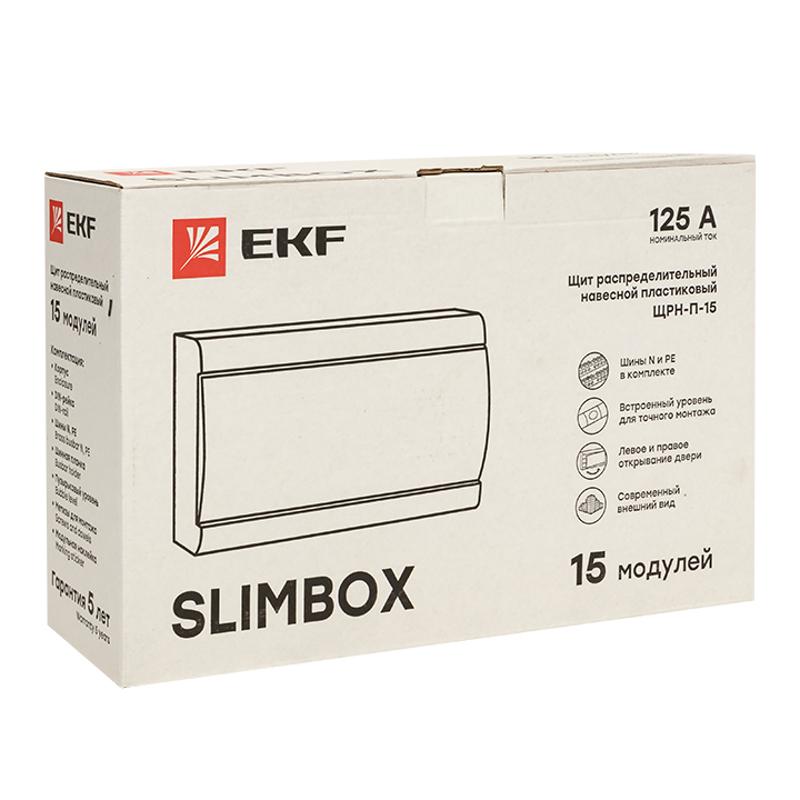 Щит распределительный навесной ЩРН-П-15 "SlimBox" белая дверца IP41 PROxima | sb-n-15w | EKF — миниатюра 4
