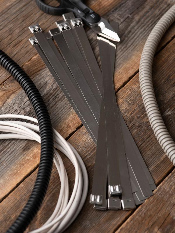 Хомут AISI 304 из нержавеющей стали, 12x290 (100 шт.) FlexLock PROxima|plc-fl-tss-304-12x290|EKF — миниатюра 4
