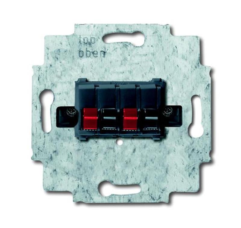 Розетка для громкоговор.,4-р.,чёрный | 0230-0-0404  | 2CKA000230A0404 | ABB — ABB