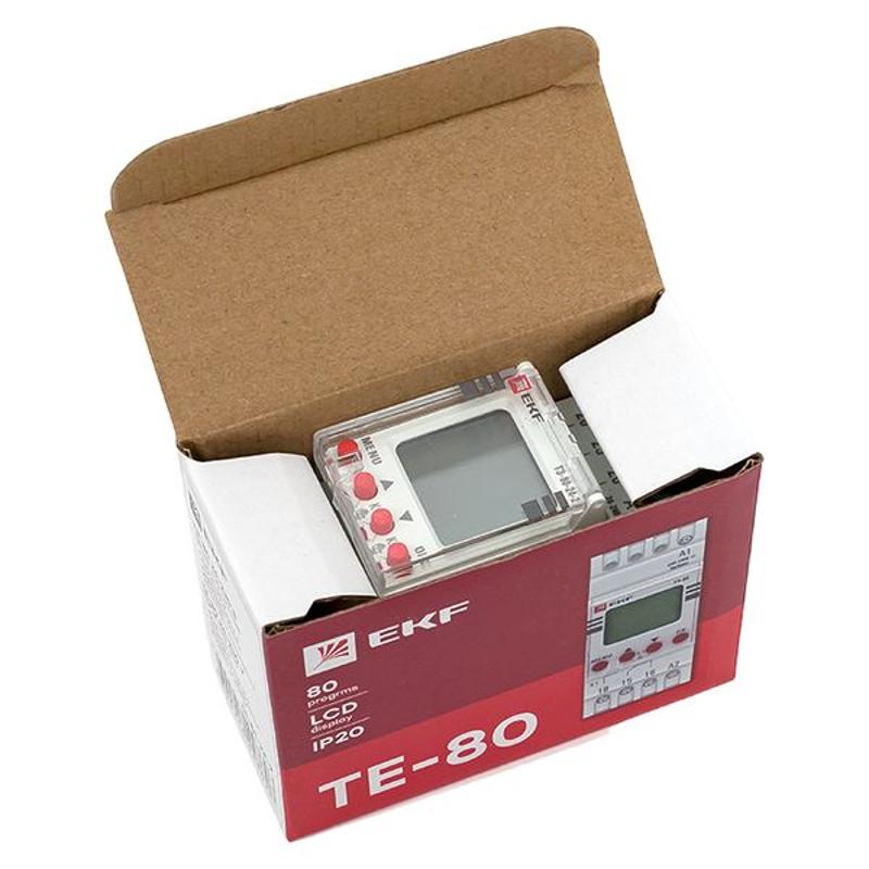 Таймер электронный двухканальный ТЭ-80 24-230В | te-80-24-2 | EKF — миниатюра 23