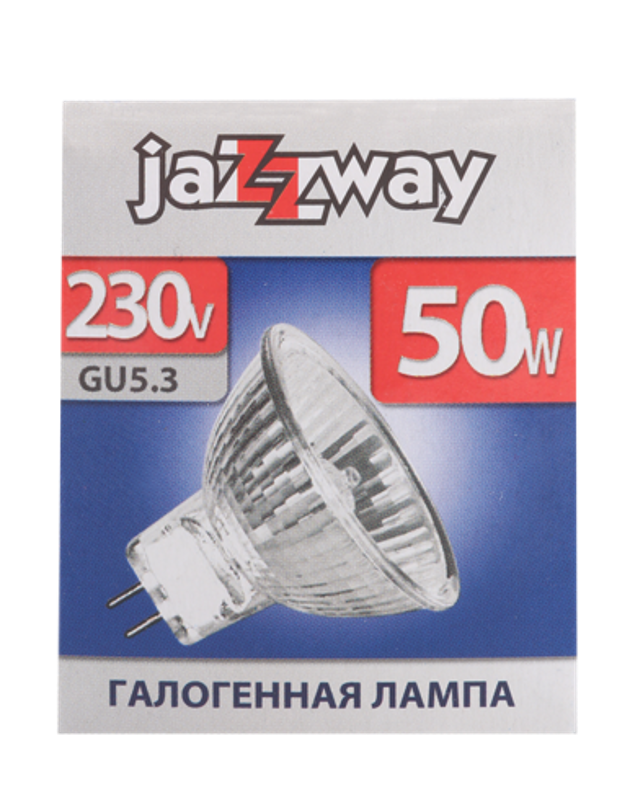 Лампа галогенная 50Вт 220В GU5.3 PH-JCDR 36 град | 3322632 | Jazzway — миниатюра 2