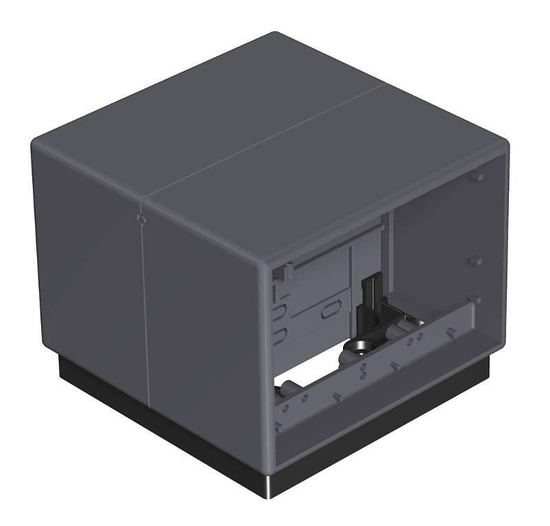 Напольный бокс Telitank 118x118x97 мм (полиамид,серый) (T4B 00C 7011) | 7408288 | OBO Bettermann — OBO Bettermann