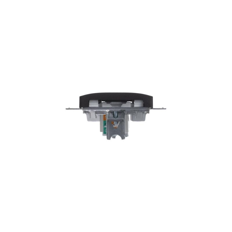 Glossa Шоколад Мех Розетка компьютерная RJ45 кат.5E | GSL000881K | SE — миниатюра 5
