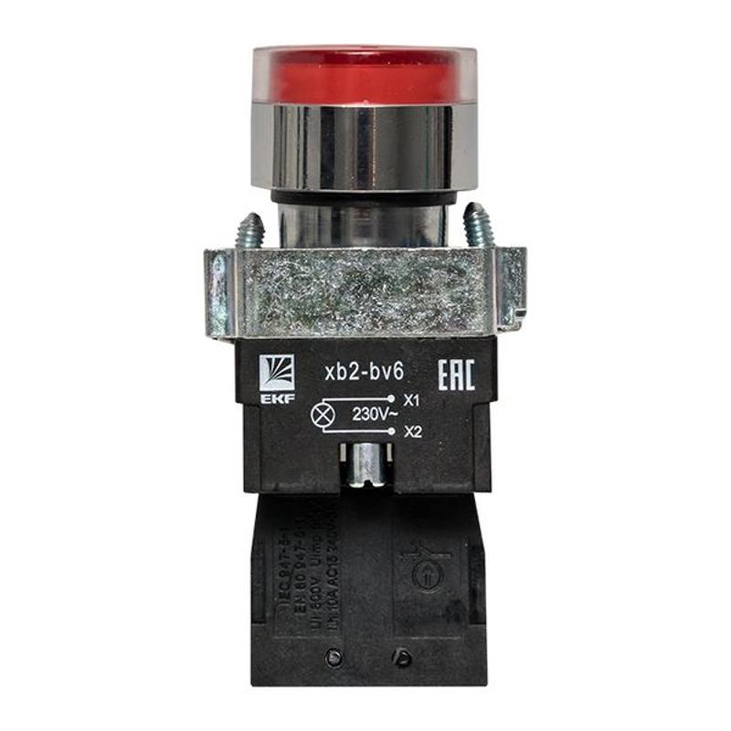 Кнопка BA42 с подстветкой 230В красная NC EKF PROxima | xb2-bw42-230 | EKF — миниатюра 9