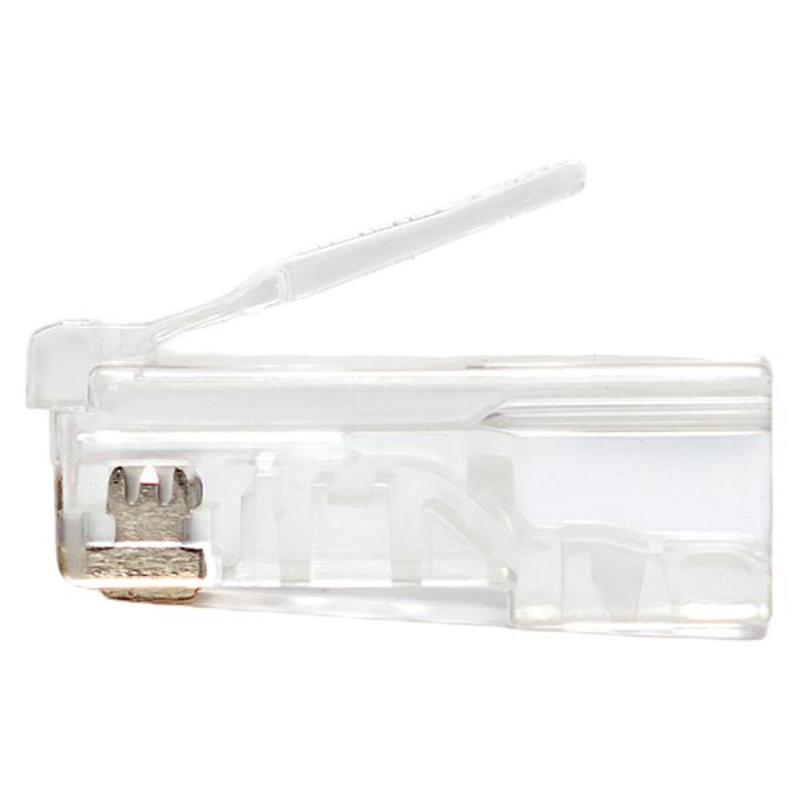Коннектор RJ-45 TERACOM неэкранированный 8P8C Cat.5E универсальный (упак.50шт) | TRC-PLUG-5EUTP-50 | EKF — миниатюра 6