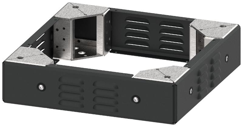 FORMAT Панель цоколя вентилируемая 100х400 RAL7021 (2шт/компл) | FO-00D-PCV-010-040-7021 | IEK — миниатюра 2