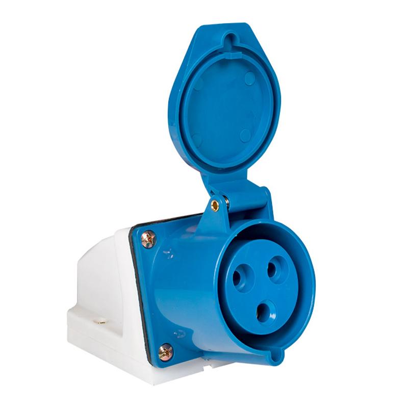Розетка стационарная наружная 123 2Р+РЕ 32А 220В IP44 EKF PROxima | ps-123-32-220 | EKF — миниатюра 3
