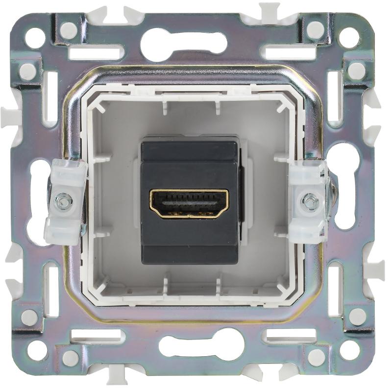 SKANDY Розетка HDMI SK-H01W арктический белый | SK-H10-K01 | IEK — миниатюра 5