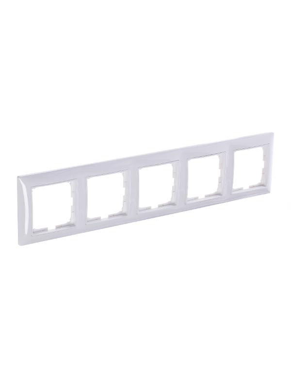 ABB Basic 55 Альп. белый Рамка 5-ая | 1725-0-1483  | 2CKA001725A1483 | ABB — миниатюра 4