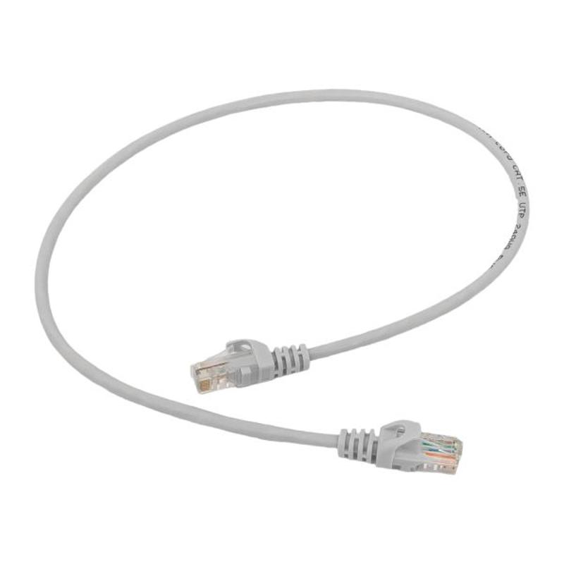 Патч-корд TERACOM PRO Cat.5E неэкранированный UTP оболочка PVC серый (0,5м) | TRP-5EUTP-PVC-05M-GY | EKF — EKF