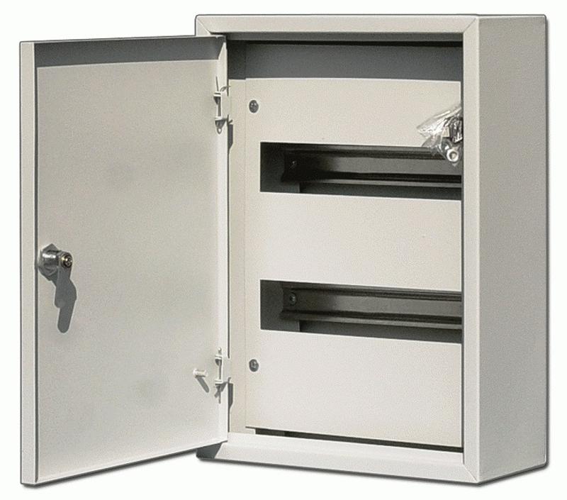 Корпус метал. навесной 400х300х120 24 мод. IP31 ЩРН-24 | 30203DEK | DEKraft — миниатюра 2