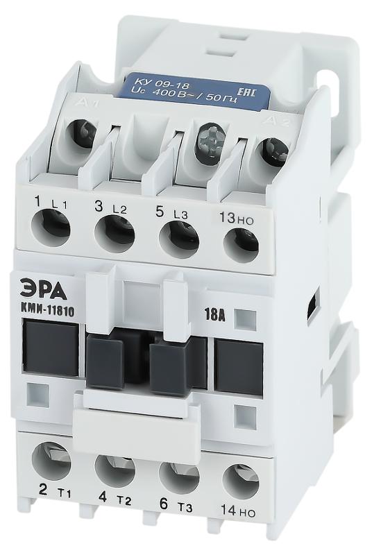 Контактор PRO KKM11-018-400-10-E КМИ-11810 18А 400В/АС3 1НО | Б0050435 | ЭРА — миниатюра 1